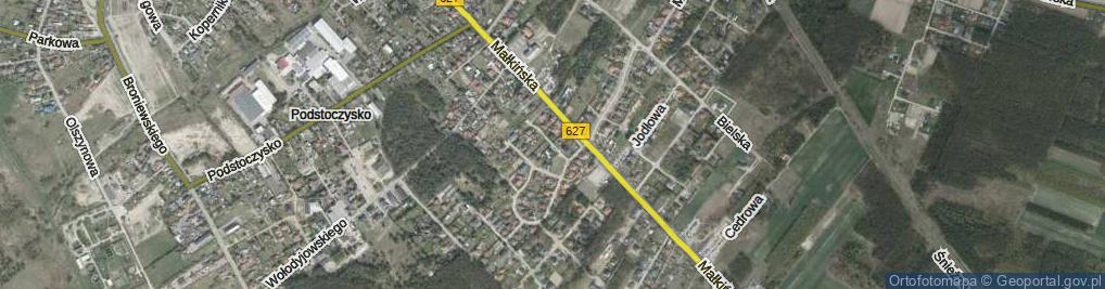 Zdjęcie satelitarne Dębowa ul.